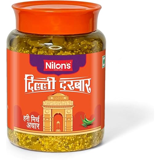 Nilons Spicy Green Chilli Pickle 500g