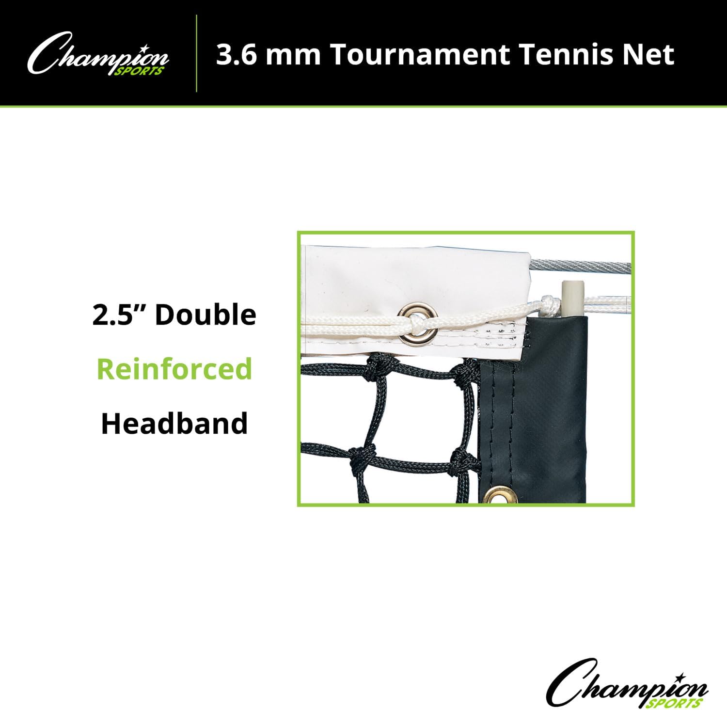 Champion Sports3.6 mm Tournament Tennis Net