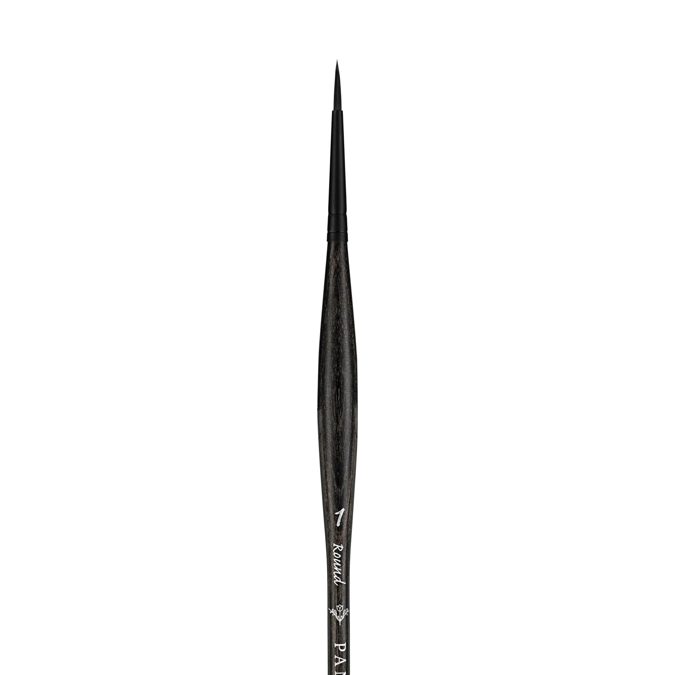 Pan Art Synthetic Fibre Round No. 01, Detail & Wash Brush for Oil Paints - Image 2