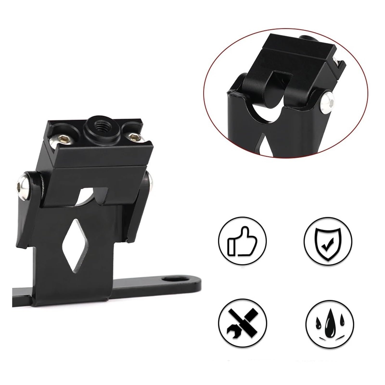 Supporto Navigatore Moto Per BMW Per R1200RT Per R1200 Per RT 2005 2006 2007 2008 2009-2011 Morsetto Staffa Navigazione GPS Supporto Telefono Cellulare