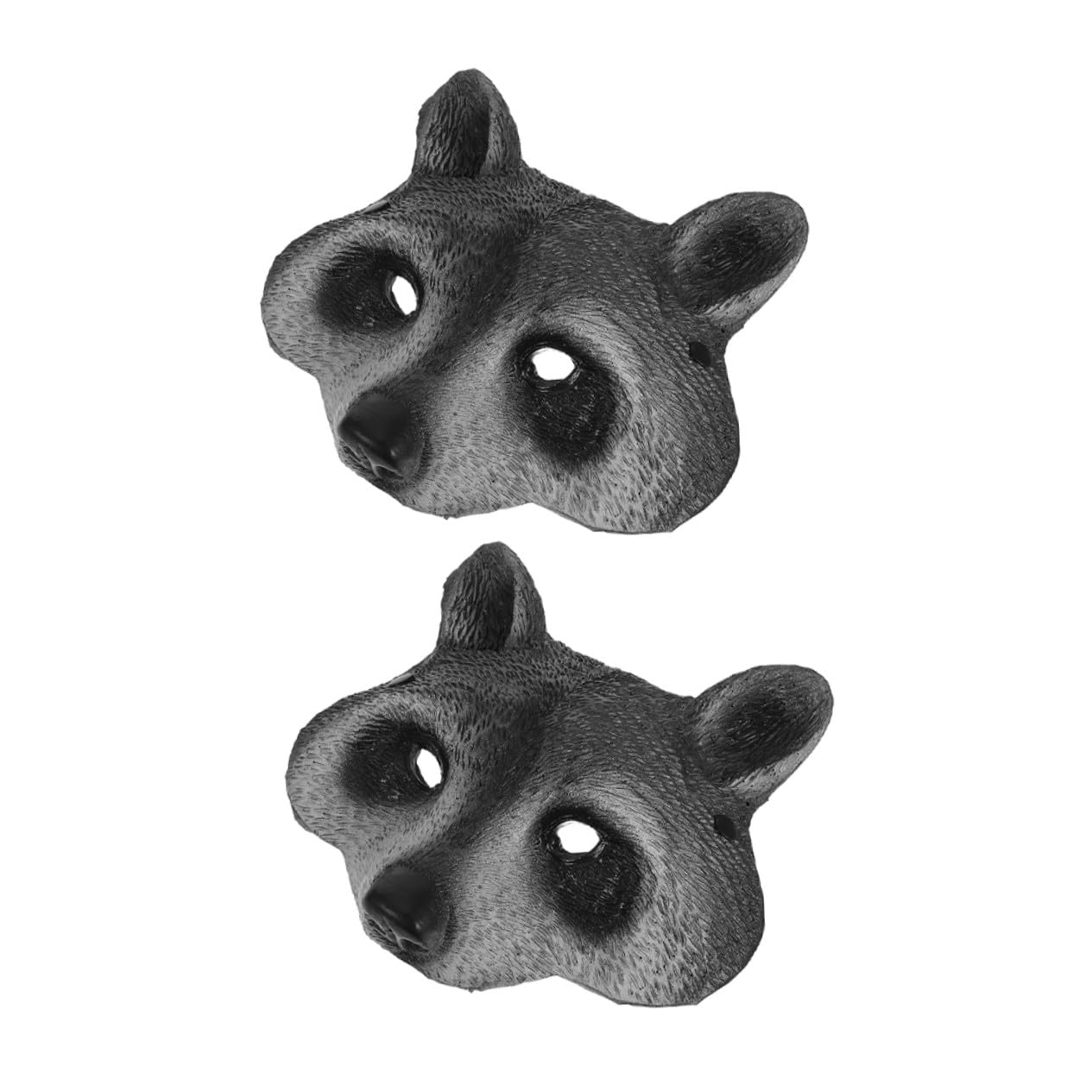 Healvian 2 Pezzi Maschere Animali Faccia in Schiuma PU Maschere Costume Procione Realistiche per Halloween Cosplay e Feste Leggere e Regolabili per Adulti e Adolescenti