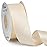 Ribbli Cream Double Faced Satin Ribbon,1-1/2 x Continuous 25 Yards,Use for Bows Bouquet,Gift Wrapping,Wedding,Floral Arrangement