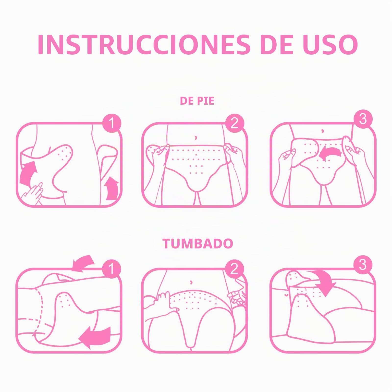 LittleForBig Pañal de tela impermeable lavable ajustable reutilizable para adultos, talla única - circo pequeño