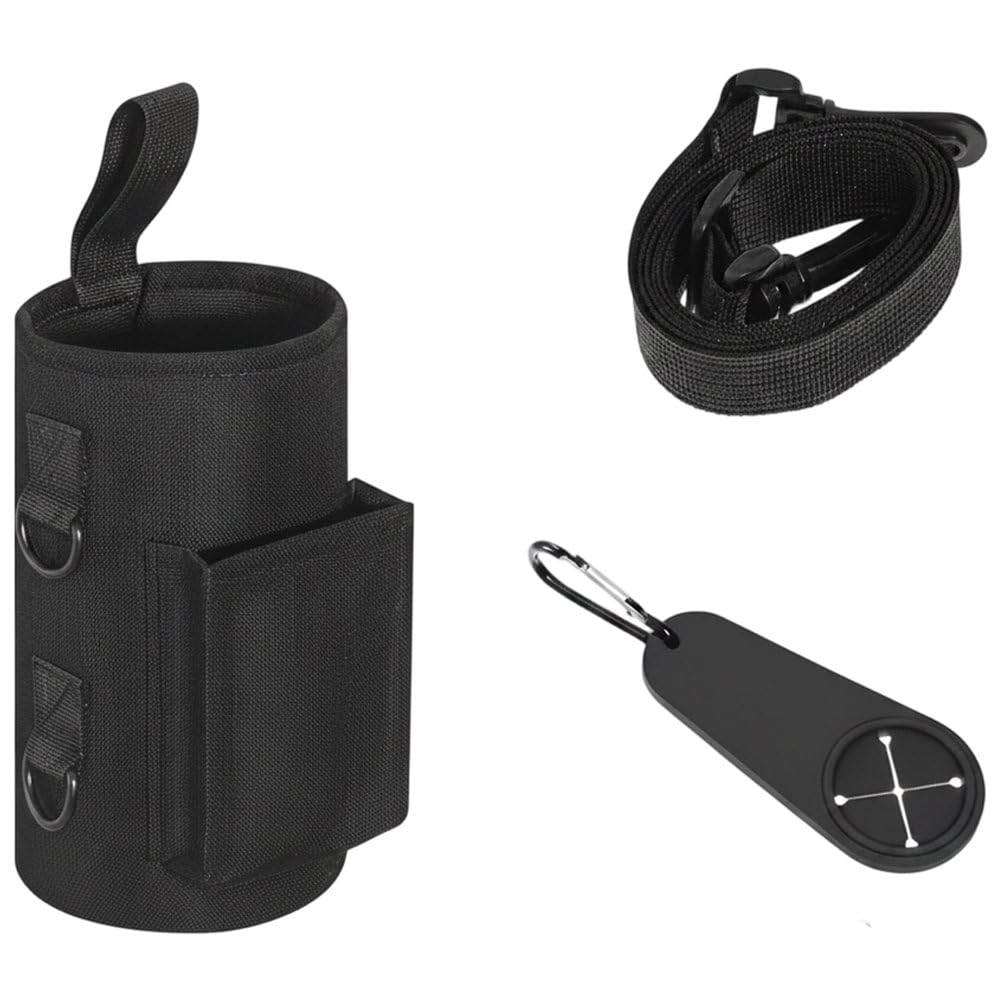Magnetic Gym Bag Water Bottle Carrier Holder with Phone Pockets & Shoulder Strap,Gym Magnetic Bag Gym Accessories Organizer Sling Bottle Bag Pouch Sleeve