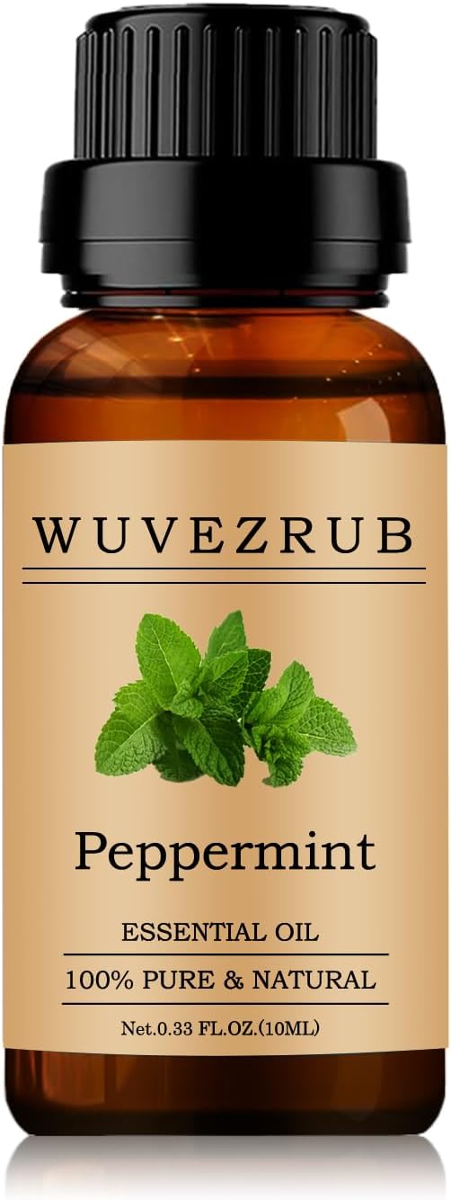 Aceite Esencial de Menta 10 ml 100% Puro Natural para Difusor