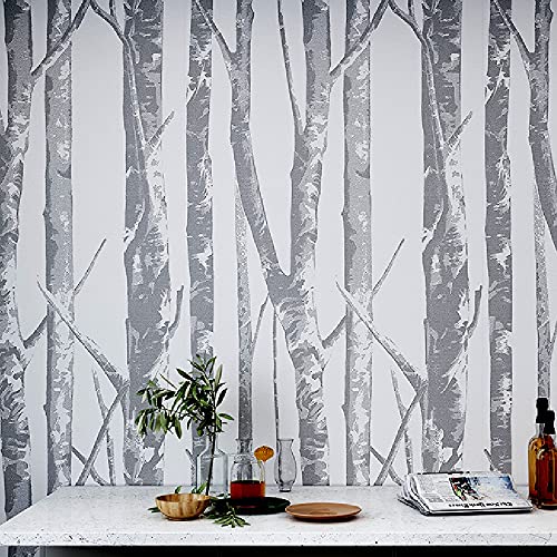 壁紙 リメイクシート（44.5CM×10M×2枚）壁紙シール はがせる おしゃれ カッティングシート はがせる壁紙 防水 防潮 リビングルーム 浴室 北欧 賃貸適用 DIY リフォーム シート(森調 木の枝)