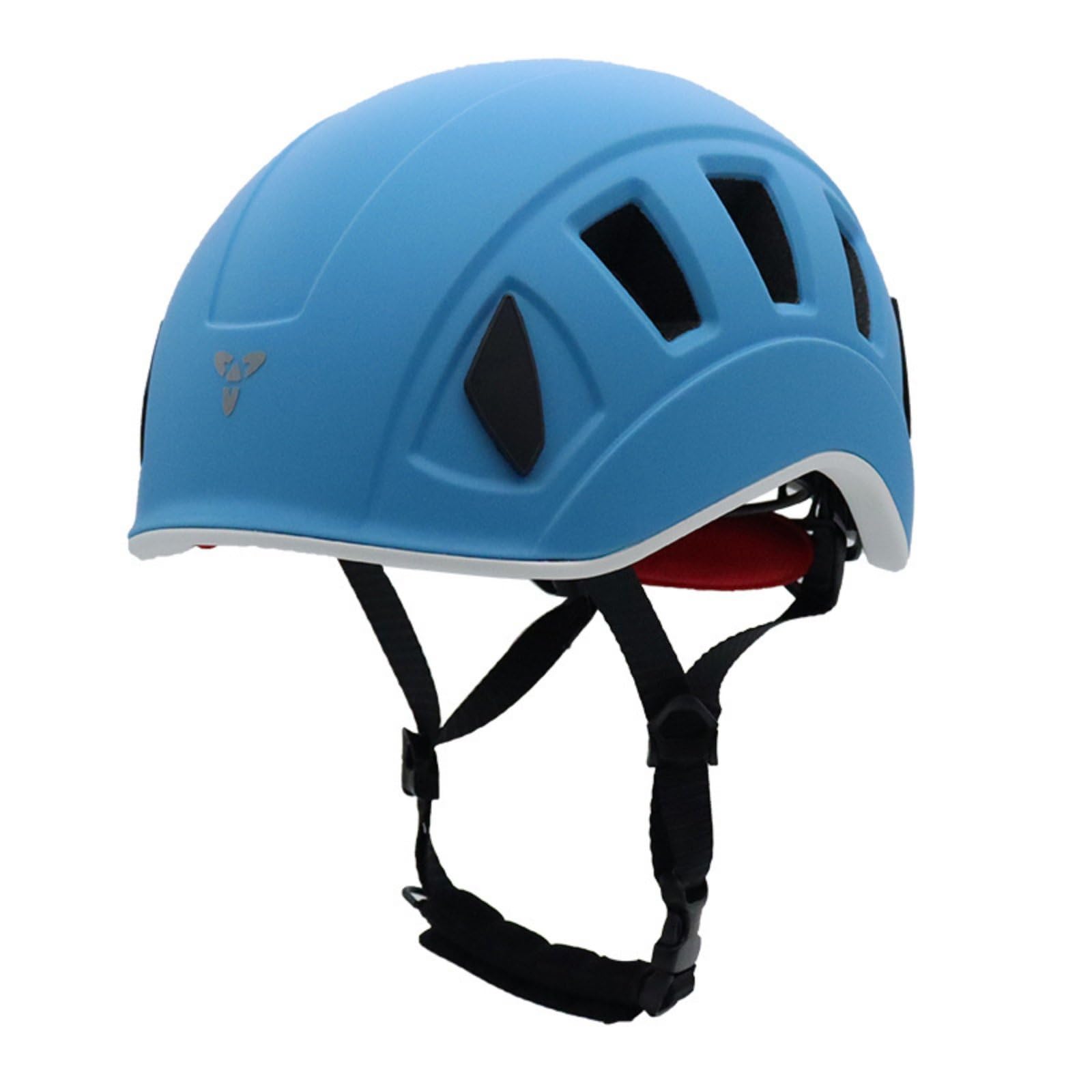 Casco da Arrampicata Casco per Trekking Cappello Antishock Casco Traspirante con Robusto Imbottitura EVA Adatto per Attività Outdoor Sentieri Montagna