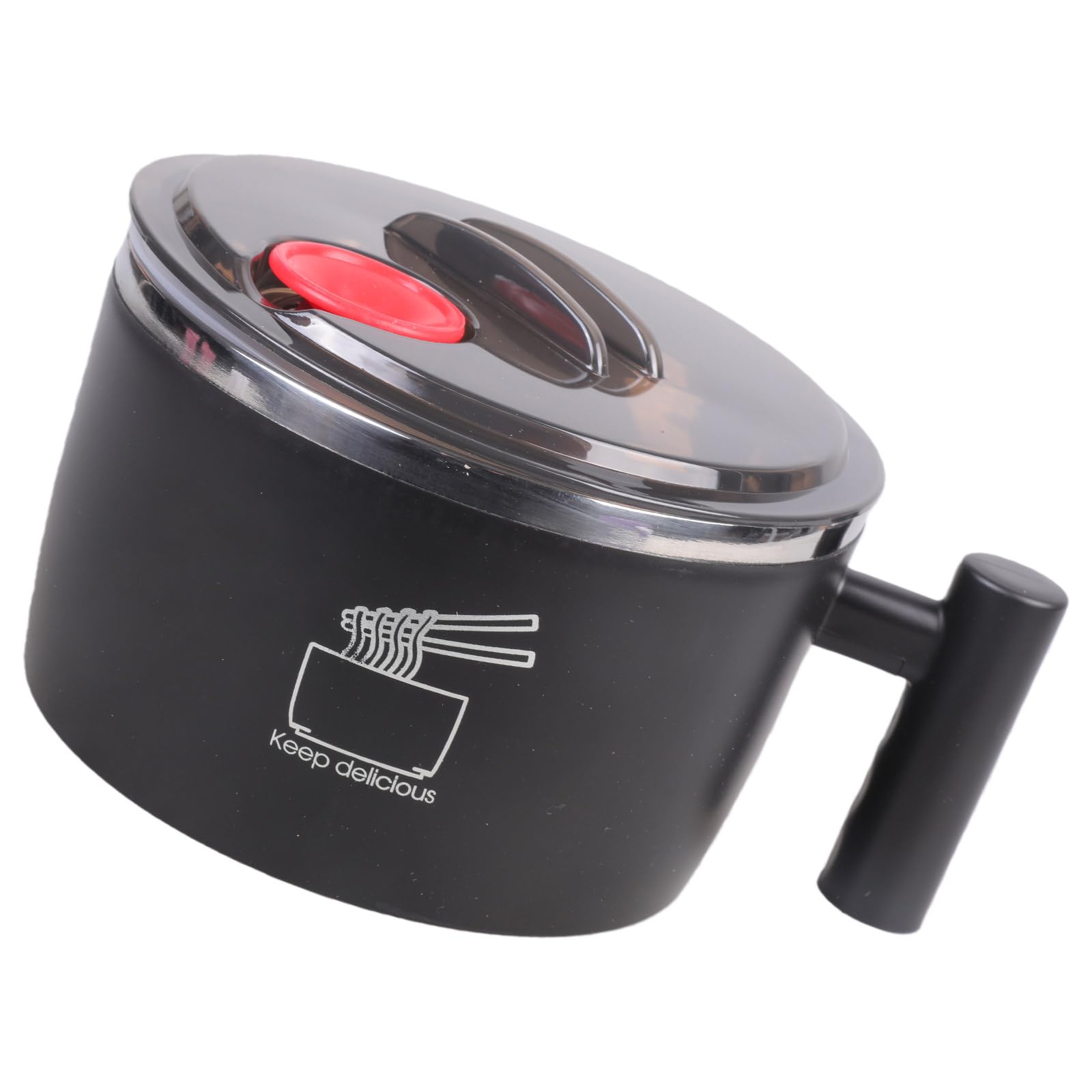 MALSSE Multifunctional Stainless Steels Ramen Serving Bowl Dishwasher Safe Lunch Container with Lid Portable Dining Solution Leak Proof Portable Soup Container for Travel