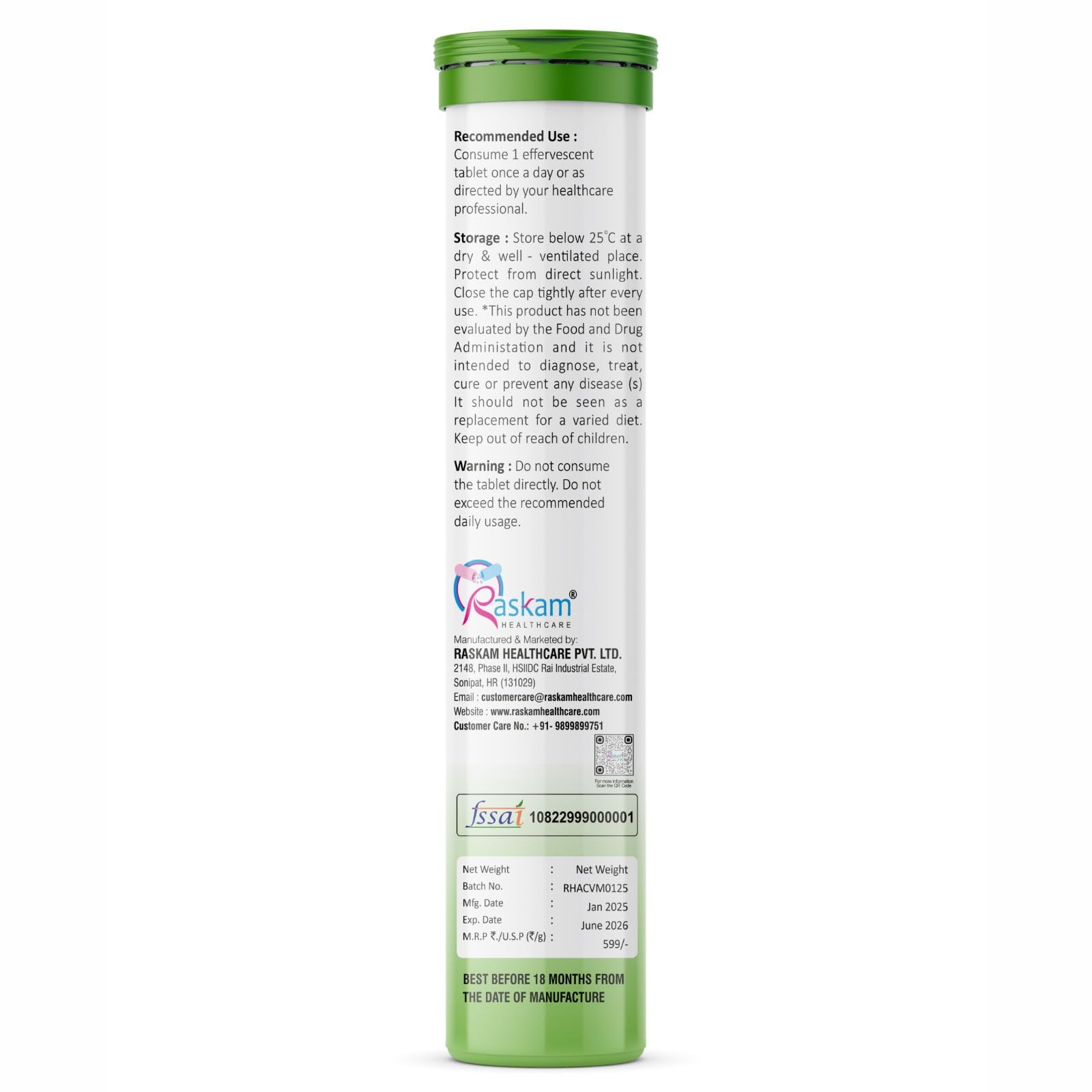 ACV Moringa 15 Fizz Effervescent Tablets | Green Apple Flavor, 500mg, | Boost Energy & Immunity Naturally with Antioxidants | (2 Packs of 15 Tablets Each)