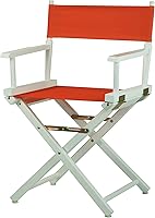 Vista 280 de Silla de Director de 18" Marco Blanco Lona Rosa