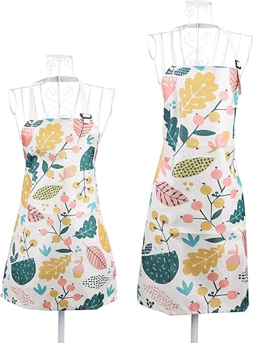 Miniatura 2 de Delantales a juego para niños y adultos, 2 delantales para mujeres y niños, delantal de cocina perfecto para mamá y yo