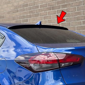 SpoilerKing Rear Window Roof Spoiler Compatible with Kia Forte 2014-2018