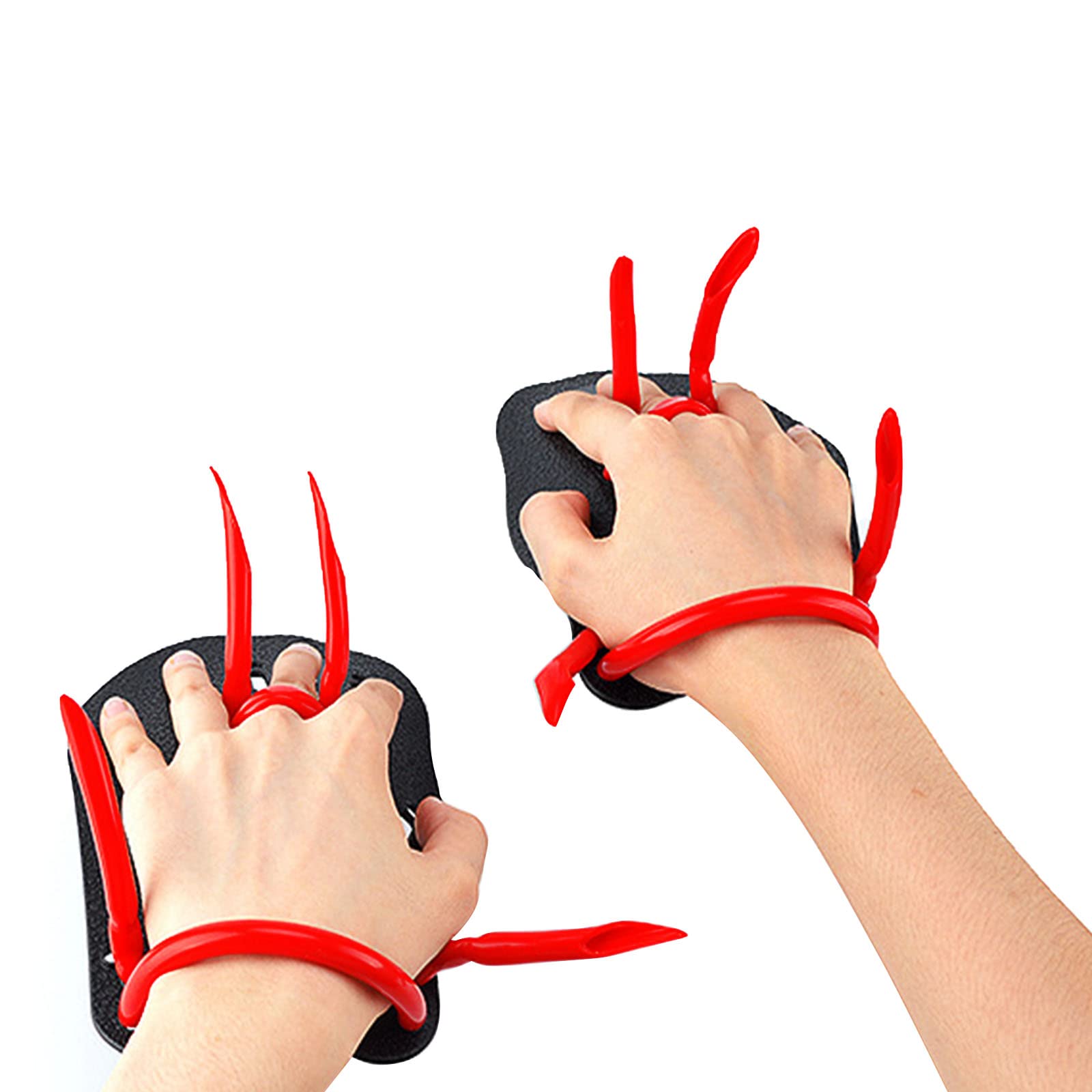 YJZQ Palmés Palette de Nautique Gants de Natation en Silicone Gants Pagaies d'Entraînement Multi Usages Paddle Palettes de Main pour Natation Plongée à la Piscine M pour Adulte
