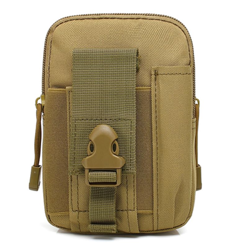 Tactical Phone Pouch Molle Accessories Smartphone Holster Bag, Portable EDC Utility Security Pack, Fit for Waist Belt Case