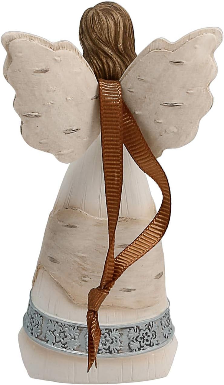 Pavilion Gift Company 82344 Elements Teacher Angel Figurine, 4-1/2-Inch, Silver - Image 4