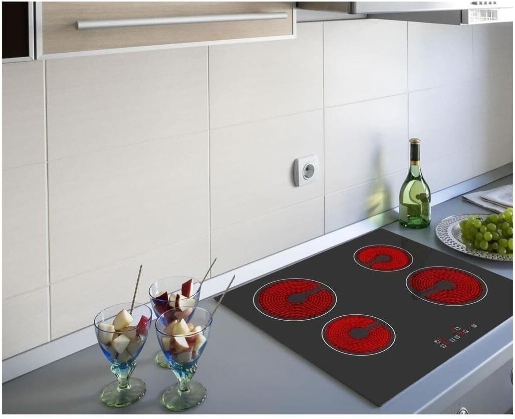 Luxell V6-04T Vitroceramic Hob in a kitchen setting