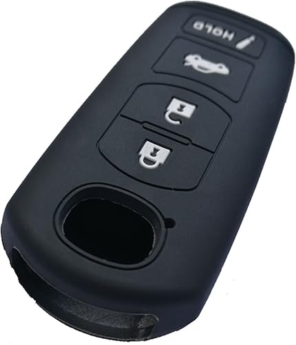 Miniatura 3 de Alegender - Funda protectora de silicona para llavero inteligente para Mazda CX-5 CX-7 CX-9 MX-5 MX-5 MX-5 MX-5 MX-5 Miata Mazda 3 6 teclas remoto 4