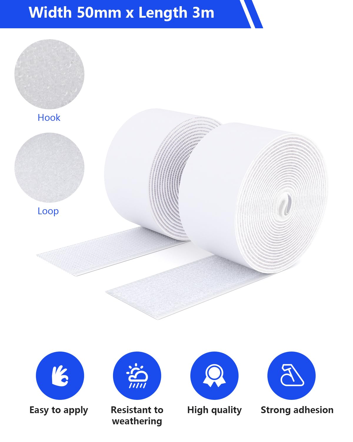 Nastro Biadesivo Extra Forte - Adesivo Per Interni Ed Esterni, Resistente A Temperature Estreme - Foto 8