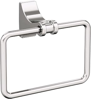 Amerock Davenport 5-1/4 inch (133 mm) Width Polished Nickel Closed Towel Ring, BH36052PN