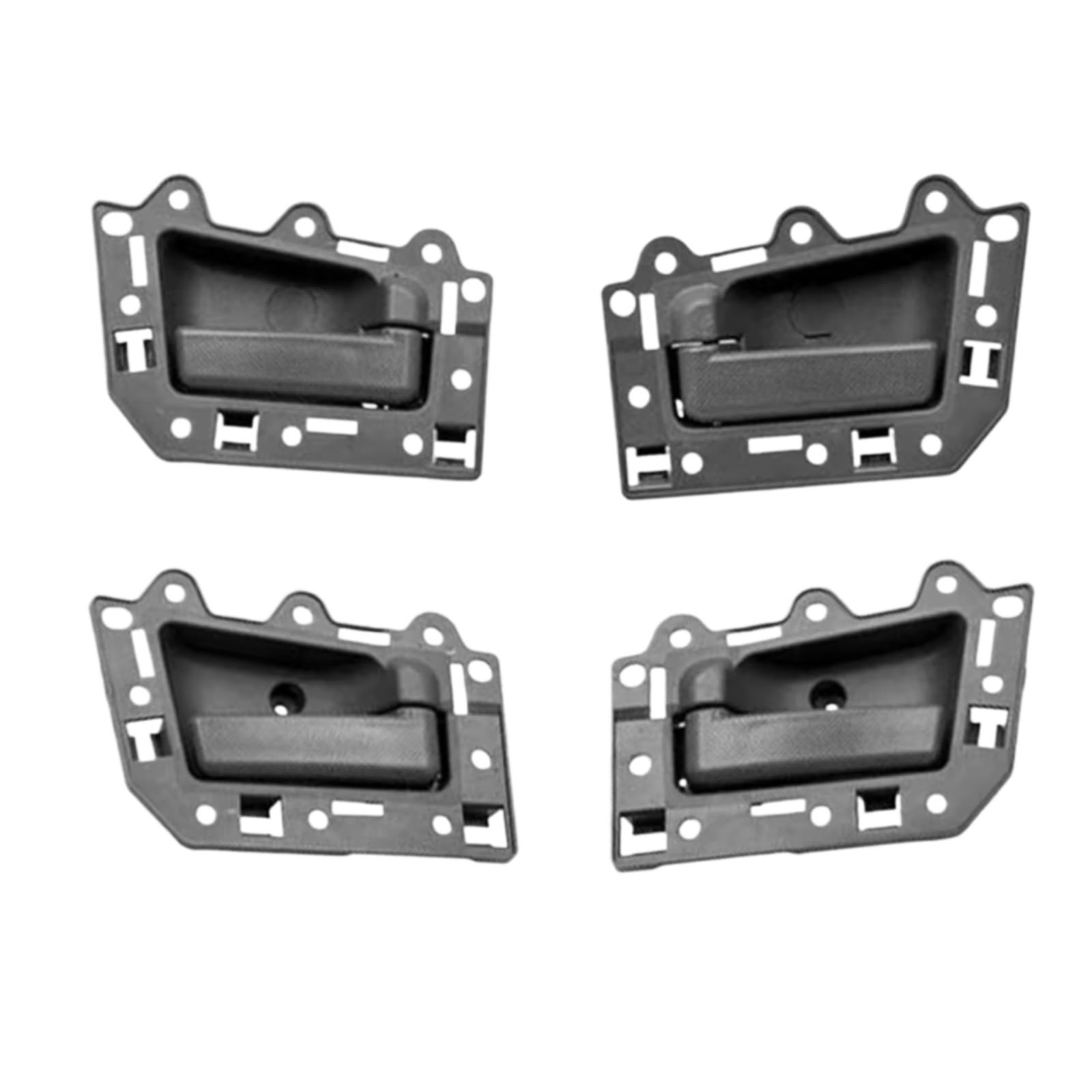 BYHWAEE Door Inner Handle Compatible with Jeep for Grand for Cherokee 2005 2006 2007 2008 2009 2010 2011 Car Interior Door Handle Parts OE 1JV461J3AA(Gray)