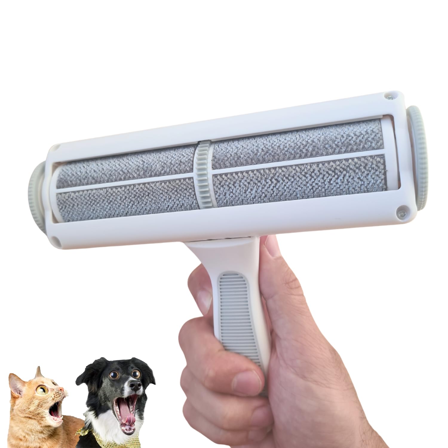 Katzenhaarentferner Für Möbel – 4-in-1 Werkzeug Mit Langem Griff, Für Couch, Teppich, Kleidung & Auto, Wiederverwendbar
