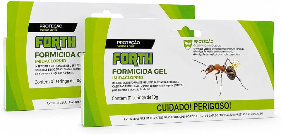 Kit Promocional Formicida Gel Pague 1 Leve 2 Seringas 10g Mata Formigas Doceiras Controle de Formigas