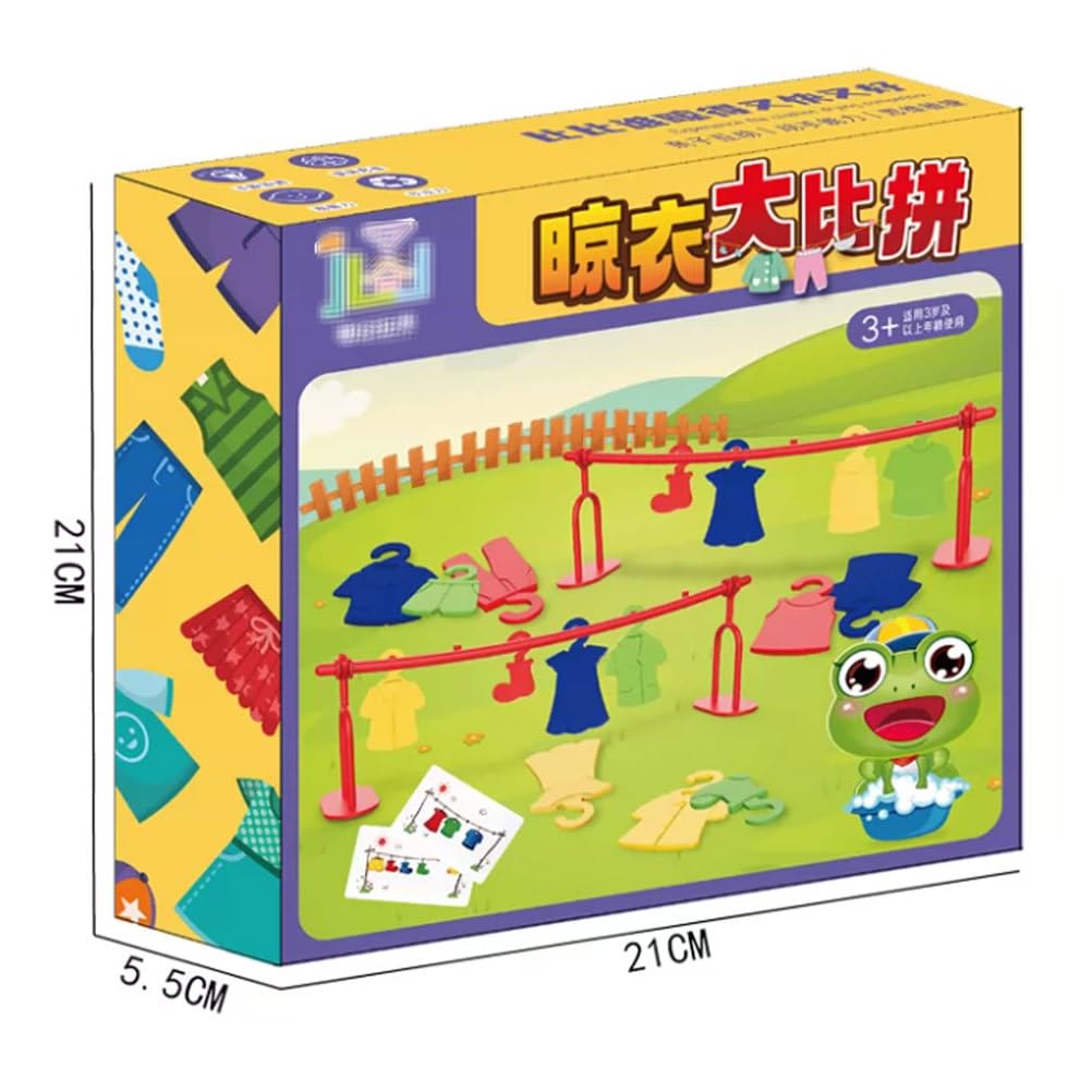 Jeu Correspondance Montessori Corde Linge, Jouet tri motricité Fine
