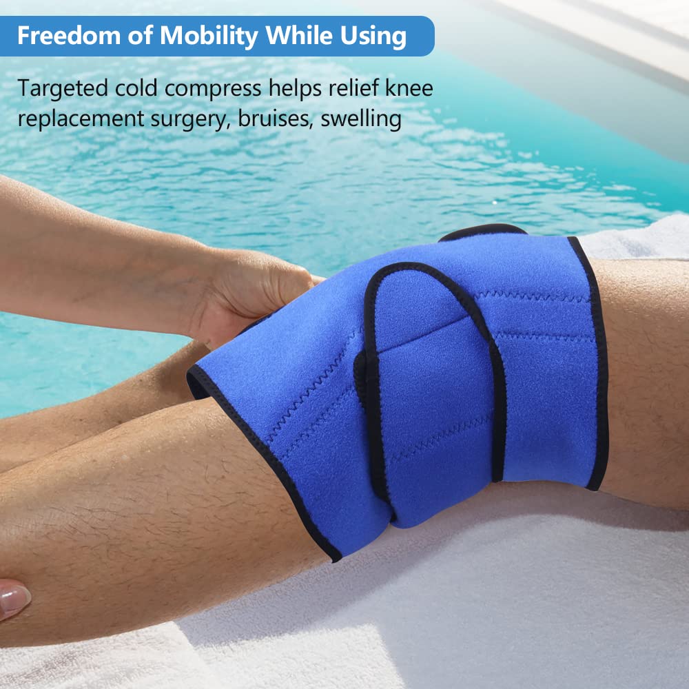 Hilph®Knee Ice Pack Wrap Hot Cold Compress for Knee Replacement Surgery