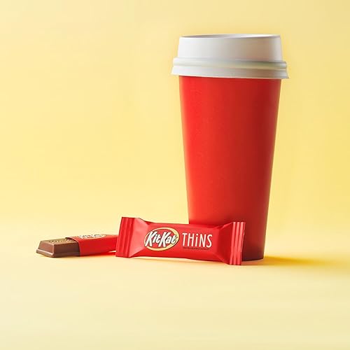Miniatura 5 de KIT KAT THiNS - Paquete compartido de dulces de oblea de chocolate con leche, 7.37 onzas