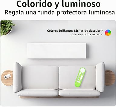 Silicone Case for Google TV Streamer 4K TV GY3LE Glow in The Dark Remote Controller (Green & Blue) 2 Pack