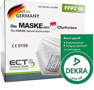 COCO BLANCO FFP2 Masken CE Zertifiziert Deutscher Hersteller I 20 Stück MADE IN GERMANY I DEKRA Zertifiziert