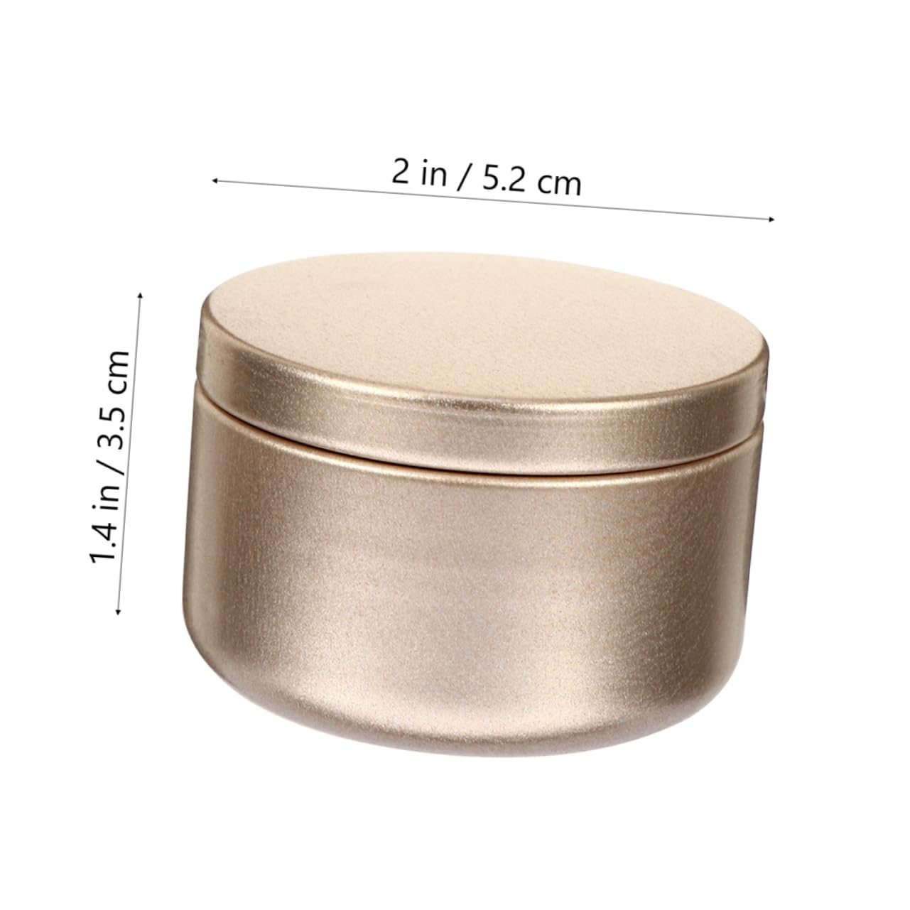 OSALADI Candle Tin 24 Pack 50ml Aluminum Seamless Reusable