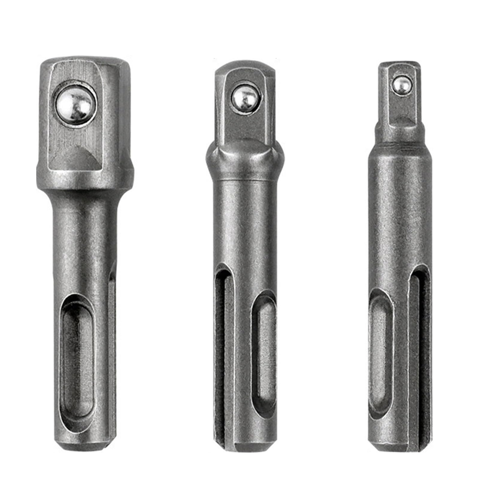 3Pcs Professional Hammer Drill Converter Bit Adapters Secure Multipurpose Accessories Impacts Drill Hammer Adapters Wrenches Tool