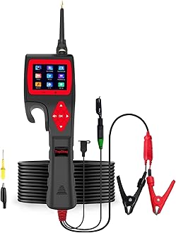 Topdiag P200 Power Circuit Probe Kit - Test Light Automotive Circuit Tester Circuit Breaker Finder Tool, Relay Tester Multimeter, Oscilloscope, Fuel Injector Tester - 9~30V