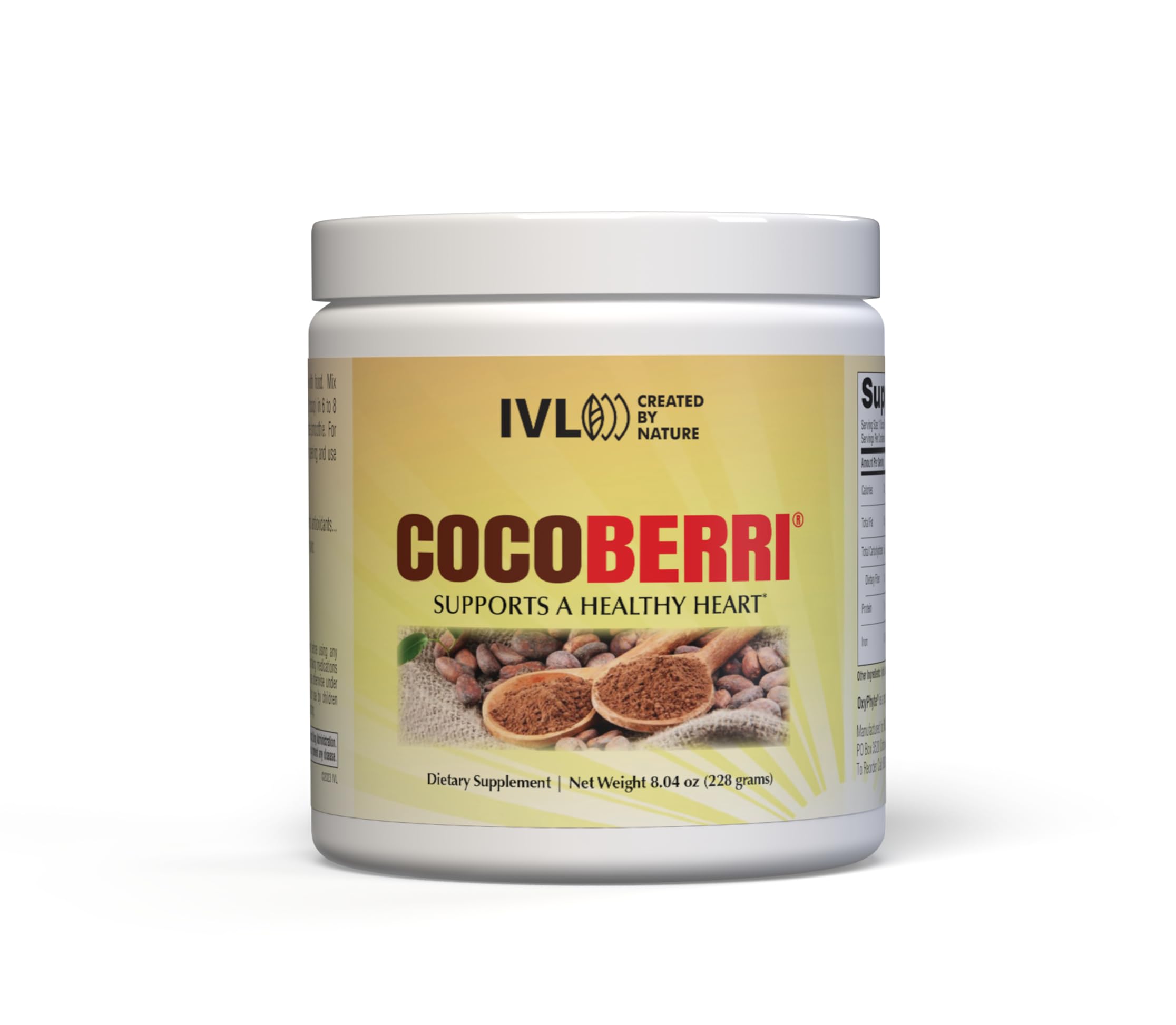Amazon.com: IVL - CocoBerri - Mixed of Alkalized Cocoa Powder and