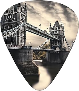 Spectacular Bridge Guitar Picks 12 Pack Bass Picks with Organizer Box Guitar Plectrum Includes Thin Medium Heavy Guitar Picks Ukulele Picks for Bass Acoustic Electric Guitars