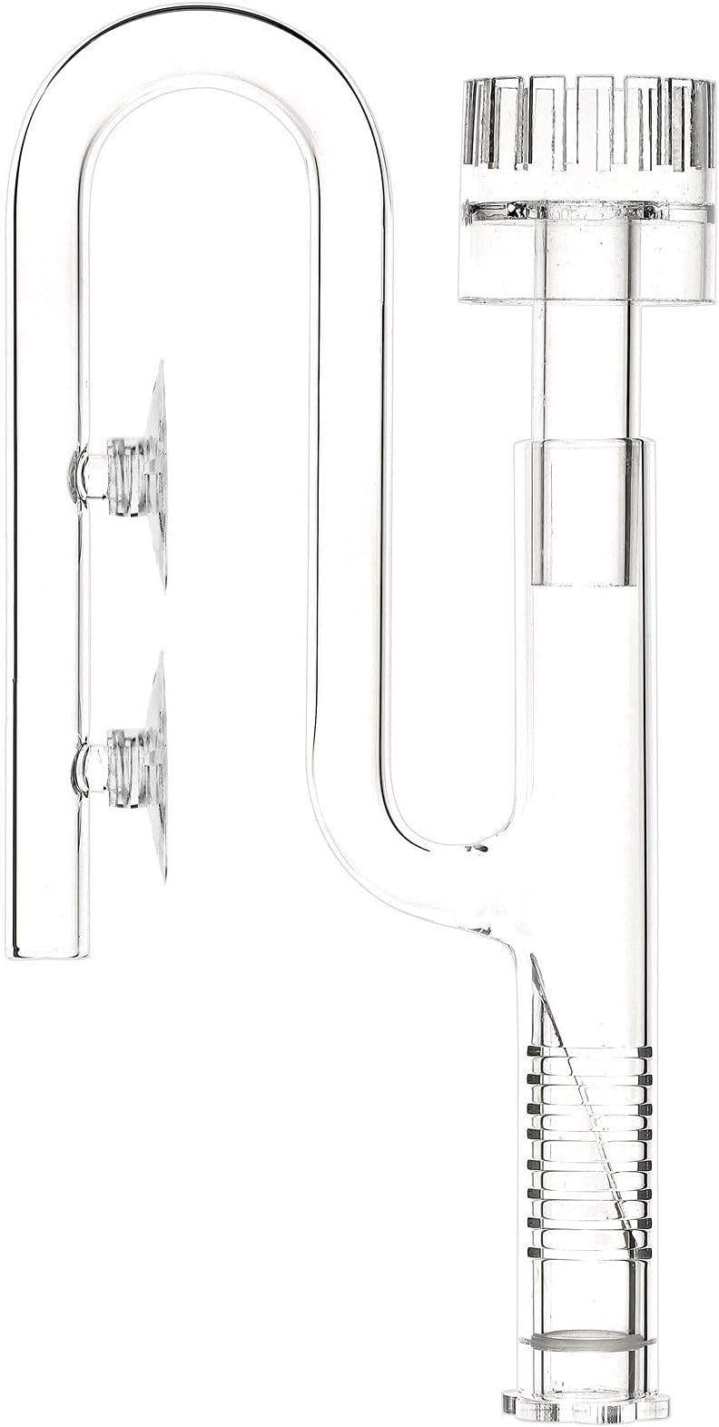 Mini Lily Pipe Inflow with Surface Skimmer for Nano Aquarium (13mm for 12/16mm (1/2'' i.d.) tubing)