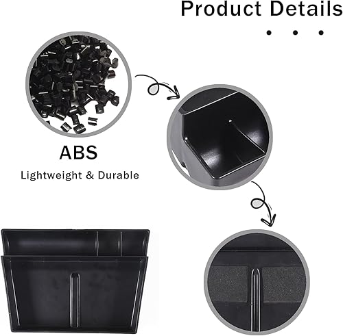 Miniatura 7 de Bandeja organizadora de consola central para Honda Pilot 2016-2022Ridgeline 2017-2025Passport 2019-2025, caja de almacenamiento de cajones de