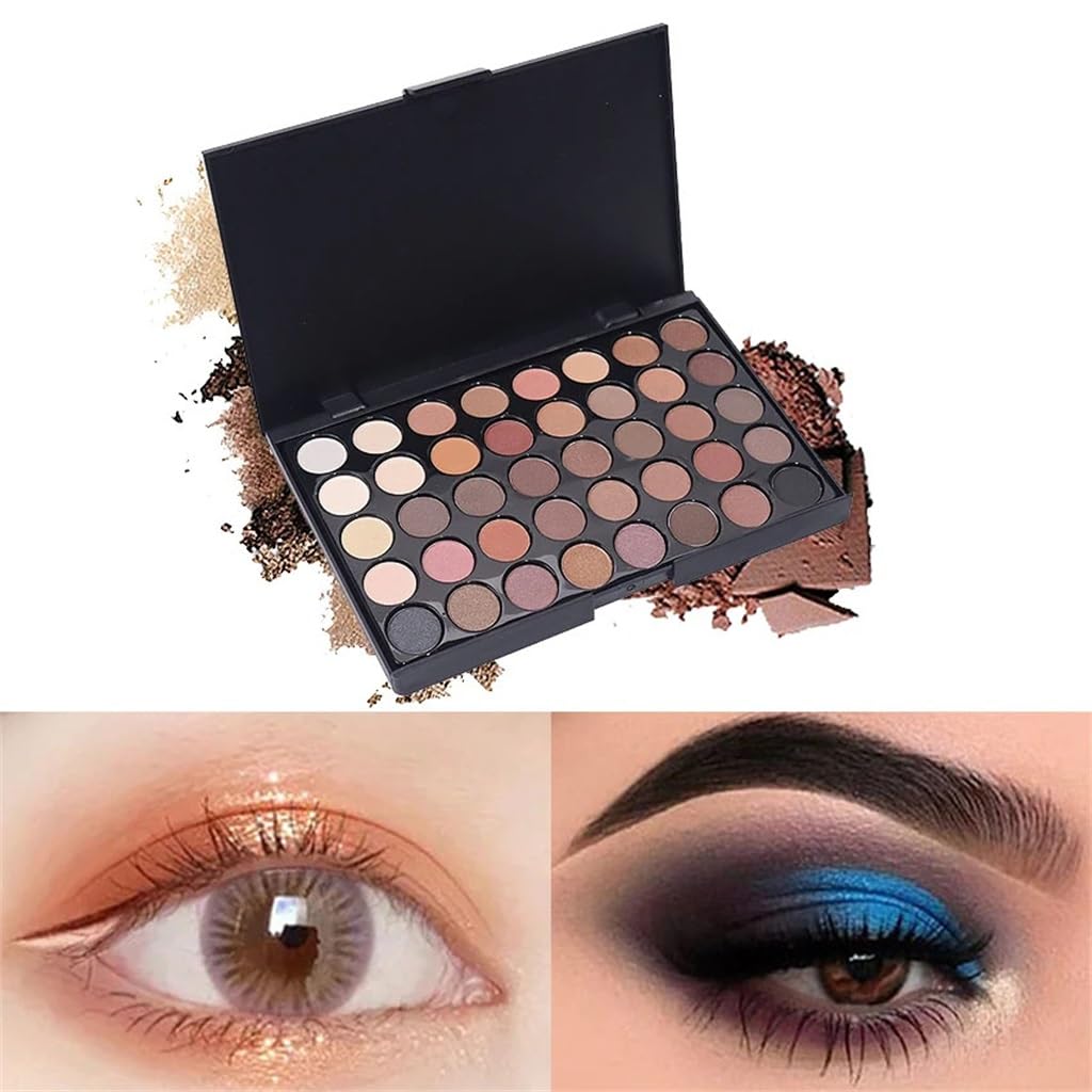 40 Color Eye Shadow Palette Women S Makeup Earth Matte Powder Tool