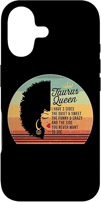 Taurus Queen Personality Qualities Melanin Women Girl Case for iPhone 17