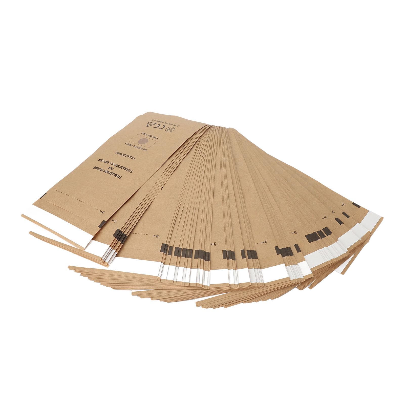 100 bolsas de limpieza desechables para productos dentales para decoración de uñas, para clínica, salón, M, 100 unidades