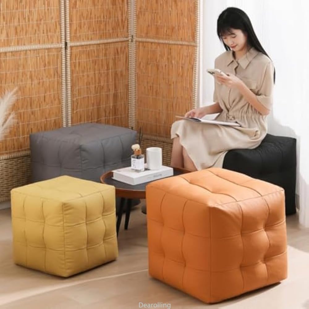 未使用　リーンロゼ　保証書付(コピー）　カラン　２P　パフ　オットマン　ブラック リーンロゼ 保証書付(コピー） カラン 2P パフ オットマン ブラック