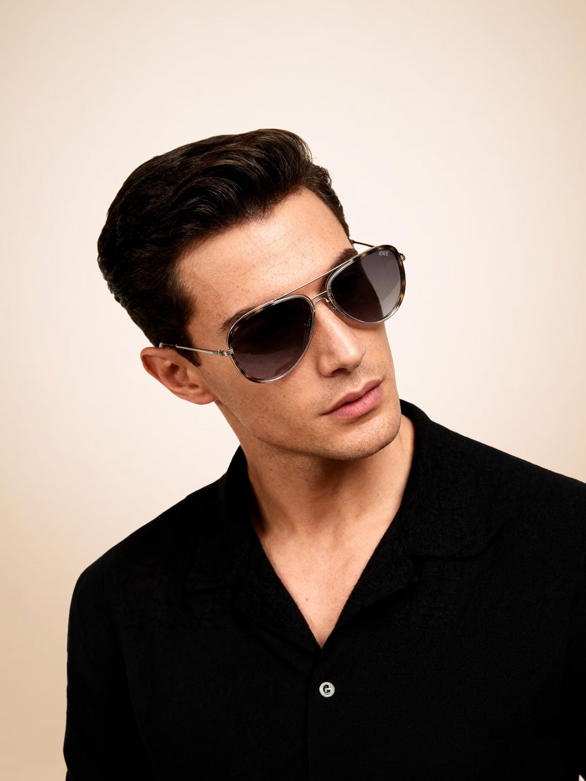 IDEE Gafas de sol 100 % con protección UV para hombre | Talla L | Forma- Cuadrada | Modelo- IDS2911C2SG