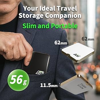 Amazon | AGI 外付けSSD 2TB 白 磁気 読み取り最大 2050MB/秒