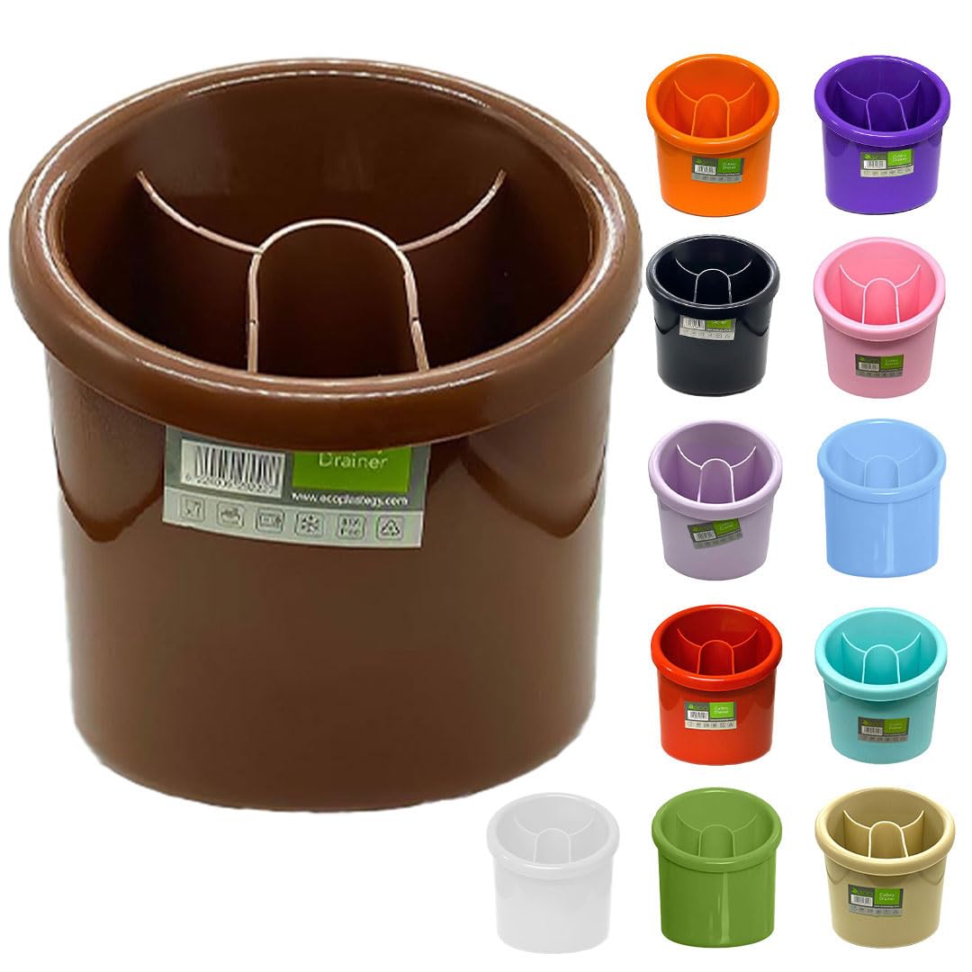 ECO Two Pieces Cutlery Utensil Drainer with 4 CompECO Two Pieces Cutlery Utensil Drainer with 4 Compartments