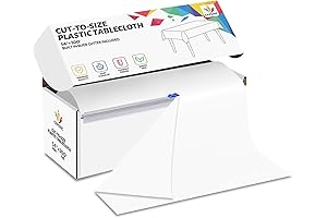 CXPSINC 54 Inch X 300 Feet Plastic Tablecloth Roll