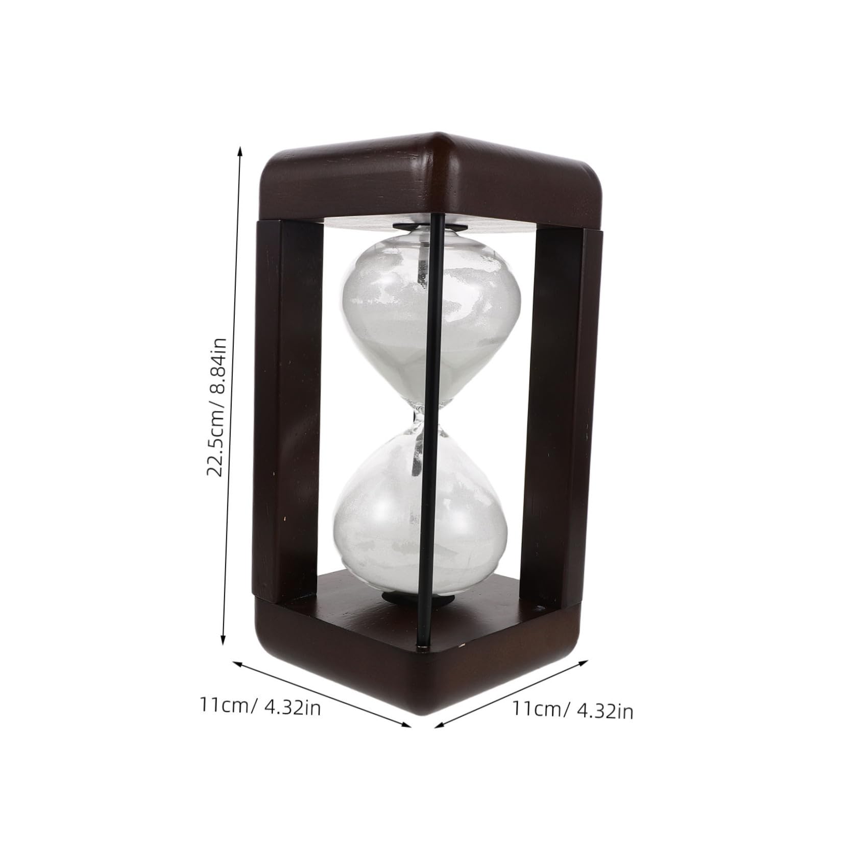 Toyvian Temporizador de Reloj de Arena Hogar Reloj de Arena para Entrenamientos para Escritorio y Salón Adorno Clásico Función de Cronómetro Elegante