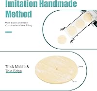 Vista 3 de Fabricante automático de envoltura,Fabricante de piel de bola de masa, Fabricante de envoltorios comerciales de bolas de masa hervida