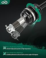 Vista 3 de SCITOO 1333081 1333947 Eje de transmisión CV Trasero Izquierdo Derecho Compatible con Polaris General 1000 2016-2020, Polaris General 4 1000