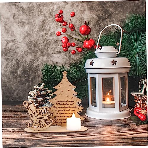 Ornement de Noël chic pour décoration de table maison et bureau - 5